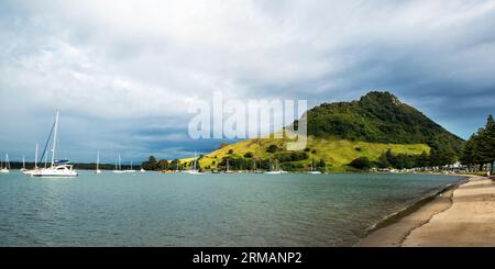 Mount Maunganui, Mauao Historic Reserve, Bay of Plenty, Tauranga Harbour, Neuseeland Stockfoto