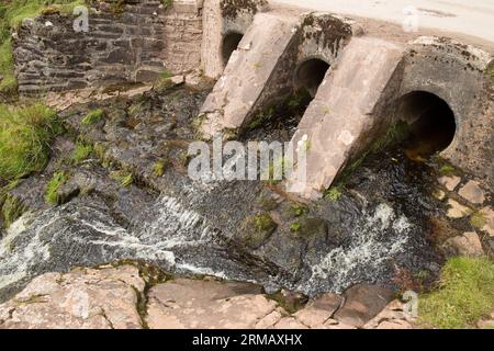 Blaen-y-glyn Waterfalls Brecon Beacons Bannau Brycheiniog Wales Stockfoto