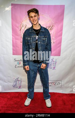 Los Angeles, USA. 26. August 2023. Rapper Jesse Peterson nimmt an Natalie Kopyans 13. Geburtstag im berühmten Hub in Los Angeles, CA 24. August 2023 Teil Credit: Eugene Powers/Alamy Live News Stockfoto