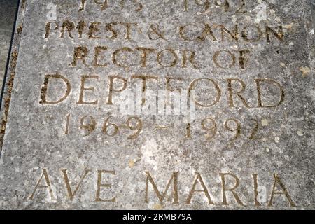 Gelände der St. Pauls Church Deptford London England Großbritannien Stockfoto