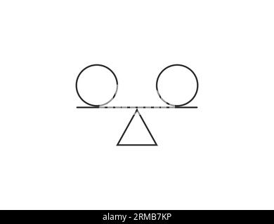 Stability, balance, harmony icon. Vector illustration. Stock Vektor