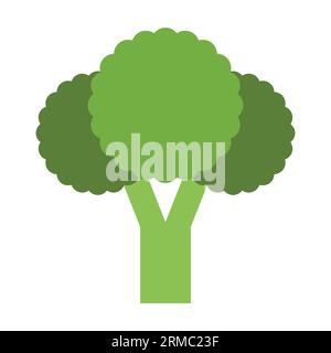 Gesunder grüner Brokkoli Stock Vektor