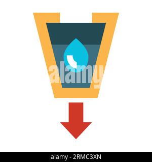 Wasserfilter Stock Vektor