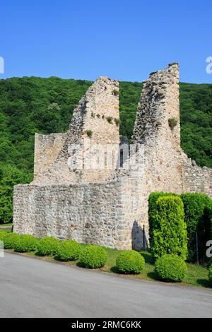 Ruins of the Serbian Orthodox Ravanica Monastery (established in 1375-1377) in Senje, Serbia Stock Photo