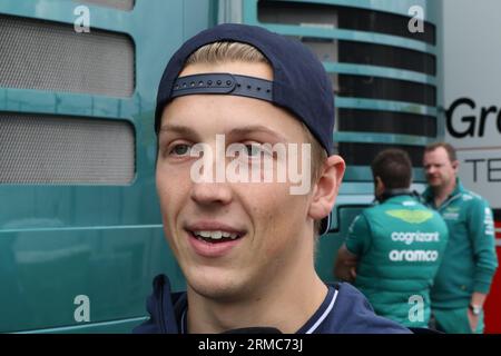 Zandvoort, Niederlande. 27. August 2023. Zandvoort, Niederlande, 27. August 2023; niederländische FIA Formel 1 Grand Prix, das Rennen, #40, Liam LAWSON, NZL, Scuderia Alpha Tauri, Formel 1 in Holland, Bild und Copyright von Arthur THILL/ATP Images (THILL Arthur/ATP/SPP) Credit: SPP Sport Press Photo. Alamy Live News Stockfoto