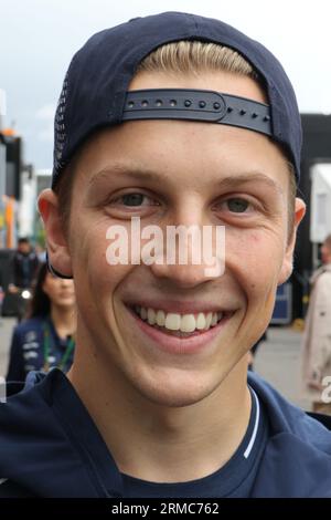 Zandvoort, Niederlande. 27. August 2023. Zandvoort, Niederlande, 27. August 2023; niederländische FIA Formel 1 Grand Prix, das Rennen, #40, Liam LAWSON, NZL, Scuderia Alpha Tauri, Formel 1 in Holland, Bild und Copyright von Arthur THILL/ATP Images (THILL Arthur/ATP/SPP) Credit: SPP Sport Press Photo. Alamy Live News Stockfoto