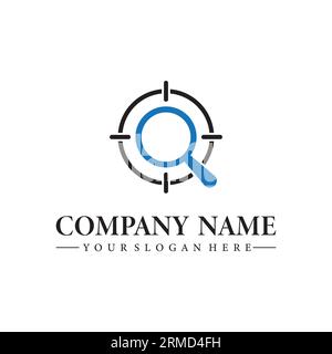 Seo-Targeting-Symbol. SEO-Vektorsymbol. Stock Vektor