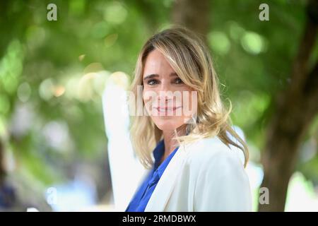 Angouleme, Frankreich. 26. August 2023. Geraldine Danon nimmt am 26. August 2023 am 6. Angouleme Film Festival in Angouleme Teil. Foto: Franck Castel/ABACAPRESS.COM Abaca Press/Alamy Live News Stockfoto