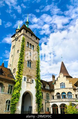 Schweizerisches Nationalmuseum oder Landesmuseum in Zürich, Schweiz Stockfoto