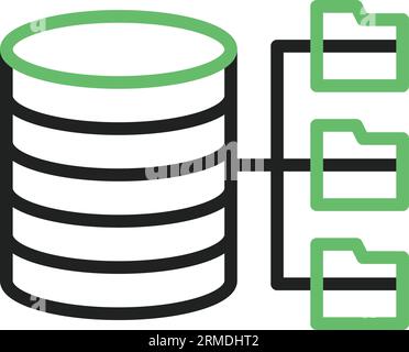 Bild Des Datenbanksymbols. Stock Vektor