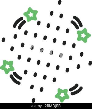 Symbol Mit Punkten. Stock Vektor