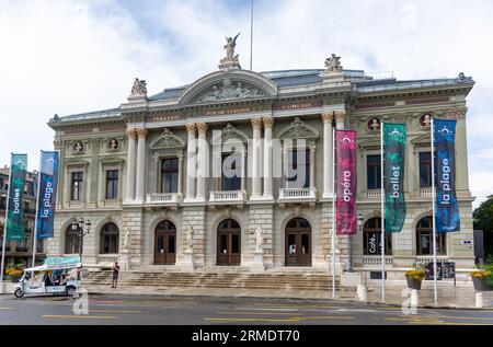 Grand Théâtre de Genève (Theater der darstellenden Künste), Place de Neuve, Vieille-Ville, Genf (Genève) Kanton Genf, Schweiz Stockfoto