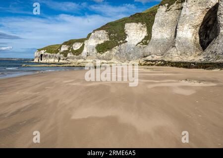 Sanddrift, White Rocks Cliff Path, Portstewart Strand, (Strand), Portstewart, County Londonderry, Nordirland, Vereinigtes Königreich Stockfoto