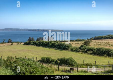 Rathlin Island von Ballycastle, County Antrim, Nordirland, Großbritannien Stockfoto