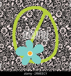 Alphabet Letter 0, Alphabet Letter Design, Alphabet Letter Illustration, Letzte Kunst, Buchstabenillustration, Alphabetvektor, Schriftartvektor Stock Vektor