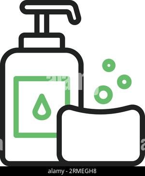 Soap-Symbolbild. Stock Vektor