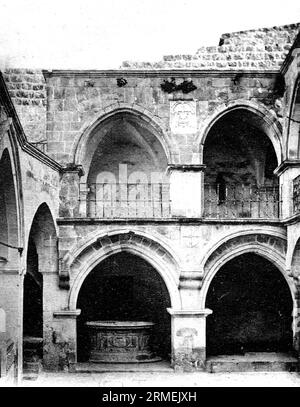 salem, Israel, Palästina, 1920, Kirche St. Peter in Gallicantu, Berg Zion, Palast von Caiaphas Stockfoto