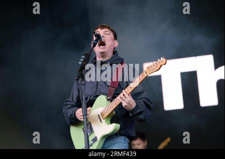 Portsmouth, Vereinigtes Königreich. 27. August 2023. Der Feind spielt ein Live-Set auf dem Siegerfestival 2023. Cristina Massei/Alamy Live News Stockfoto