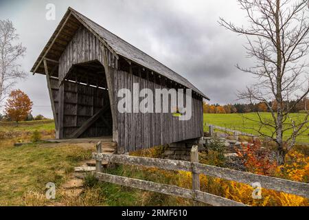 AM Foster Bridge, Cabot, Washington County, Vermont, USA Stockfoto