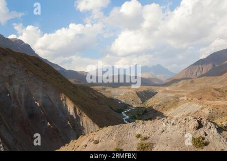 Wunderschöner Blick auf den Canyon Maipo, Chile, Südamerika Stockfoto