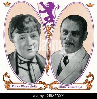 Drehbuchautor BESS MEREDYTH und Regisseur ALAN CROSLAND für JOHN BARRYMORE als DON JUAN 1926 Regisseur ALAN CROSLAND Drehbuch Bess Meredyth Silent Movie mit Musik- und Soundeffekten The Vitaphone Corporation / Warner Bros Stockfoto