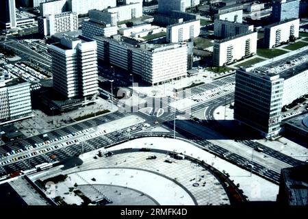 Stalinallee, Ost-Berlin. Stockfoto