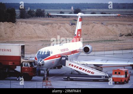 Flughafen Schönefeld, Ost-Berlin 1976 Stockfoto