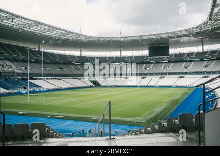 Sain Denis, Frankreich. 28. August 2023. Blick auf den Stade de France. In Saint-Denis, Frankreich, am 28. August 2023. Foto: Jeremy Paoloni/ABACAPRESS.COM Abaca Press/Alamy Live News Stockfoto