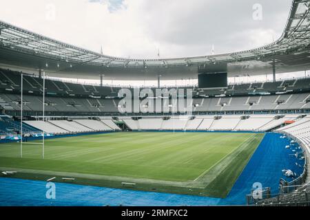 Sain Denis, Frankreich. 28. August 2023. Blick auf den Stade de France. In Saint-Denis, Frankreich, am 28. August 2023. Foto: Jeremy Paoloni/ABACAPRESS.COM Abaca Press/Alamy Live News Stockfoto