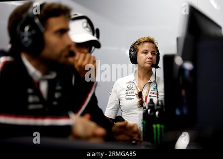 Zandvoort, Niederlande. 26. August 2023. Britta Seeger (DEU, Mitglied des Vorstands der Mercedes-Benz Group AG), F1 Grand Prix der Niederlande auf dem Circuit Zandvoort am 26. August 2023 in Zandvoort, Niederlande. (Foto von HIGH TWO) Credit: dpa/Alamy Live News Stockfoto