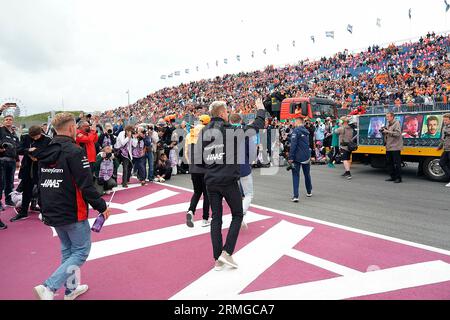 Zandvoort, Niederlande. 27. August 2023. 27. August 2023, Circuit Park Zandvoort, Zandvoort, FORMEL 1 HEINEKEN DUTCH GRAND PRIX 2023, im Bild Nico Hulkenberg (DEU), Moneygram Haas F1 Team Credit: dpa/Alamy Live News Stockfoto