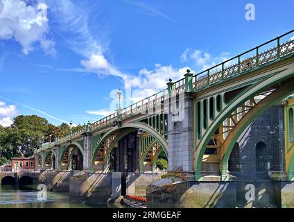 Richmond Sperren und Steg Stockfoto
