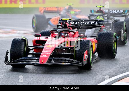 Zandvoort, Niederlande. 27. August 2023. #55 Carlos Sainz (ESP, Scuderia Ferrari), F1 Grand Prix der Niederlande auf dem Circuit Zandvoort am 27. August 2023 in Zandvoort, Niederlande. (Foto von HIGH TWO) Credit: dpa/Alamy Live News Stockfoto