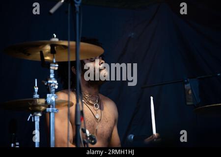 Kennyhoopla treten live in der Halifax The Piece Hall uk am 12. august 2023 auf. Stockfoto