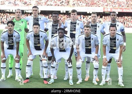 Salerno, Italien. 28. August 2023. Die Gründung von Udinese während der Serie A zwischen US Salernitana 1919 und Udinese Calcio im Arechi Stadium Credit: Independent Photo Agency/Alamy Live News Stockfoto