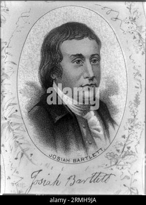 Josiah Bartlett (1729–1795), Us-Amerikanischer Gründervater Stockfoto