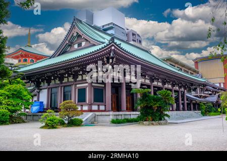 Japan, Fukuoka. Der buddhistische Tempel Tocho-JI Shingon im Gebiet von Hakata. Stockfoto