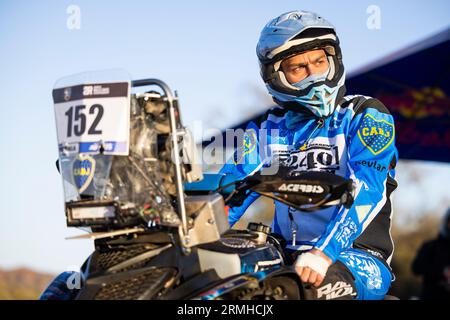 La Rioja, Argentinien. 28. August 2023. ANDUJAR Manuel (arg), Yamaha Raptor 700, FIM W2RC, Portrait während der Phase 1 der Desafio Ruta 40 2023 um La Rioja, 4. Runde der Rallye-RAID-Weltmeisterschaft 2023, am 28. August 2023 in La Rioja, Argentinien - Foto Julien Delfosse/DPPI Credit: DPPI Media/Alamy Live News Stockfoto