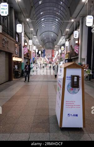 Japan, Fukuoka, Hakata. Kawabata Shopping Arcade. Stockfoto