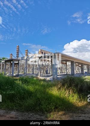 Schauplatz des neuen Wohnungsbauprogramms im Bau Stockfoto