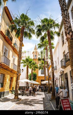 Cadiz Landmarks, Spanien Stockfoto