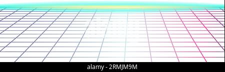 Synthwave Retro-Banner Vaporwave ästhetischer Hintergrund Stock Vektor