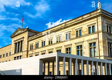 Neues Museum auf der Museumsinsel im historischen Zentrum Berlins. UNESCO-Weltkulturerbe in Deutschland Stockfoto
