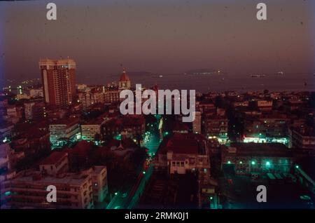 Arial View, South Mumbai, Hinter Dem Taj Mahal Hotel, Bombay, Indien. Stockfoto