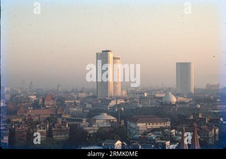 Sky Line & Arial View von South Mumbai, Indien Stockfoto