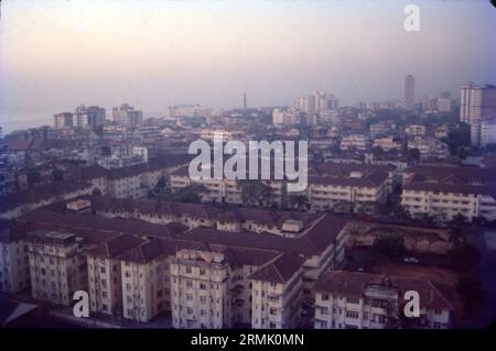 Arial View, South Mumbai, Hinter Dem Taj Mahal Hotel, Bombay, Indien. Stockfoto