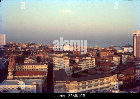 Arial View, South Mumbai, Hinter Dem Taj Mahal Hotel, Bombay, Indien. Stockfoto