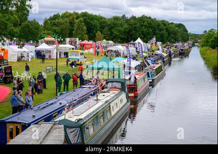 Boote legten beim IWA's Festival of Water in Pelsall, West Midlands, an Stockfoto