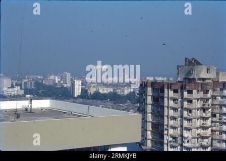 Arial View of Nariman Point von Cuffe Parade, South Mumbai, Business District, Indien Stockfoto