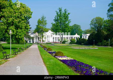 Kurpark, Wandelhalle ab ca. 1853, Bad Oeynhausen, Deutschland Stockfoto